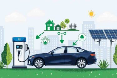 recharge bidirectionnelle sur une voiture électrique